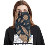 Background Pattern Leaves Texture Face Covering Bandana (Triangle)