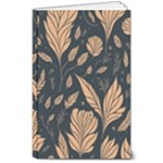 Background Pattern Leaves Texture 8  x 10  Softcover Notebook