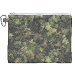 Green Camouflage Military Army Pattern Canvas Cosmetic Bag (XXL)