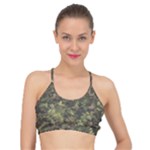 Green Camouflage Military Army Pattern Basic Training Sports Bra