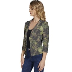 Women s Casual 3/4 Sleeve Spring Jacket 