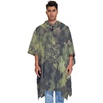 Green Camouflage Military Army Pattern Men s Hooded Rain Ponchos