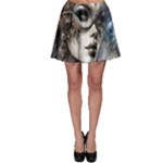 Woman in Space Skater Skirt