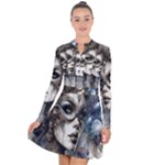 Woman in Space Long Sleeve Panel Dress