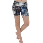 Woman in Space Lightweight Velour Yoga Shorts