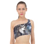 Woman in Space Spliced Up Bikini Top 