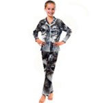 Woman in Space Kids  Satin Long Sleeve Pajamas Set