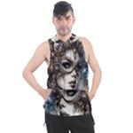 Woman in Space Men s Sleeveless Hoodie