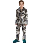 Woman in Space Kids  Long Sleeve Velvet Pajamas Set