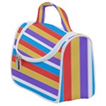 Stripes Pattern Design Lines Satchel Handbag