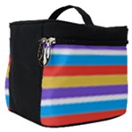 Stripes Pattern Design Lines Make Up Travel Bag (Small)