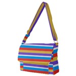 Stripes Pattern Design Lines Full Print Messenger Bag (M)