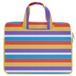 Stripes Pattern Design Lines MacBook Pro 15  Double Pocket Laptop Bag 