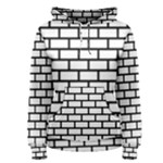 Bricks Wall Pattern Seamless Women s Pullover Hoodie