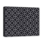 Geometric Pattern Design White Deluxe Canvas 20  x 16  (Stretched)