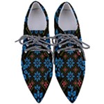 Flowers Pattern Floral Seamless Pointed Oxford Shoes