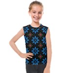 Flowers Pattern Floral Seamless Kids  Mesh Tank Top