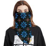 Flowers Pattern Floral Seamless Face Covering Bandana (Triangle)