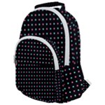 Pattern Dots Dot Seamless Rounded Multi Pocket Backpack