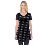 Pattern Dots Dot Seamless Short Sleeve Tunic 