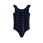 Pattern Dots Dot Seamless Kids  Frill Swimsuit