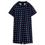 Pattern Dots Dot Seamless Kids  Boyleg Half Suit Swimwear