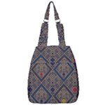 Pattern Seamless Antique Luxury Center Zip Backpack