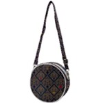 Pattern Seamless Antique Luxury Crossbody Circle Bag
