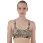 Marble Texture Pattern Seamless Line Them Up Sports Bra