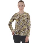 Marble Texture Pattern Seamless Women s Long Sleeve Raglan T-Shirt