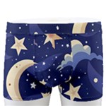 Night Moon Seamless Men s Boxer Briefs