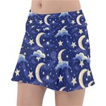 Night Moon Seamless Classic Tennis Skirt