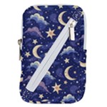Night Moon Seamless Belt Pouch Bag (Large)