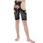 Flowers Space Kids  Mid Length Swim Shorts