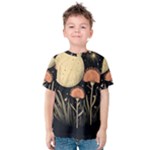Flowers Space Kids  Cotton T-Shirt