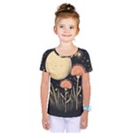Flowers Space Kids  One Piece T-Shirt