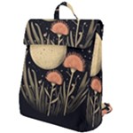 Flowers Space Flap Top Backpack