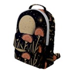 Flowers Space Flap Pocket Backpack (Large)