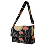 Flowers Space Full Print Messenger Bag (M)