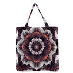 Mandala Design Pattern Grocery Tote Bag