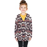 Mandala Design Pattern Kids  Double Breasted Button Coat