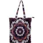 Mandala Design Pattern Double Zip Up Tote Bag