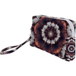 Mandala Design Pattern Wristlet Pouch Bag (Small)