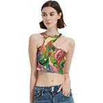 Monstera Colorful Leaves Foliage Cut Out Top