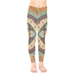 Mandala Floral Decorative Flower Kids  Leggings