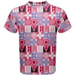 Scandinavian Abstract Pattern Men s Cotton T-Shirt