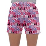 Scandinavian Abstract Pattern Sleepwear Shorts