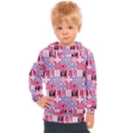 Scandinavian Abstract Pattern Kids  Hooded Pullover