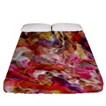Abstract wings Fitted Sheet (Queen Size)