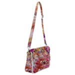 Abstract wings Shoulder Bag with Back Zipper